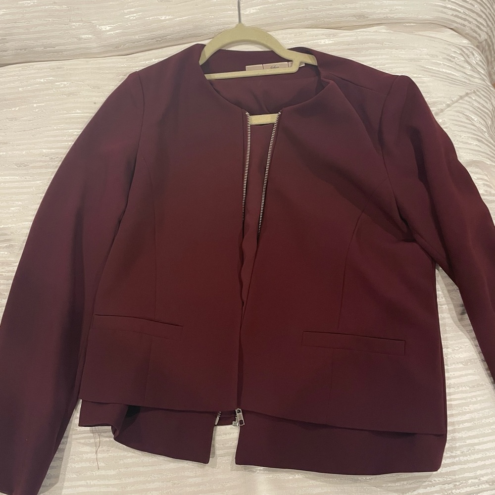 Maroon blazer